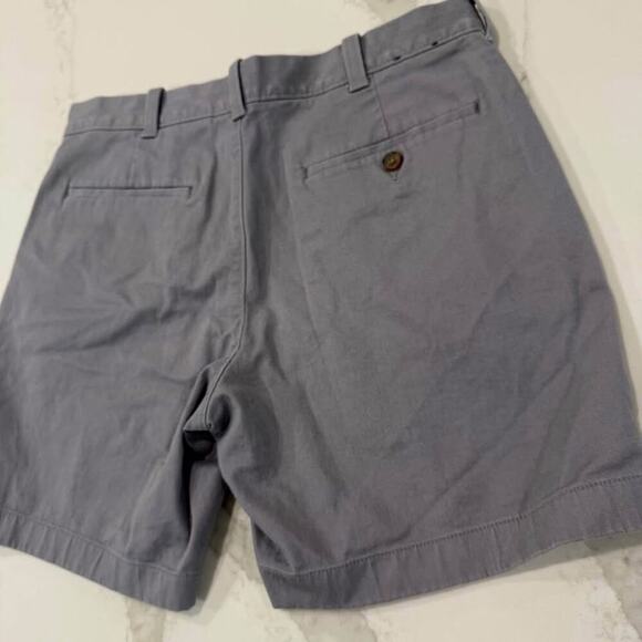 J. Crew 7” Flex Chino Flat Front Shorts Men's 31 Gray Cotton Preppy Minimalist - Picture 6 of 7